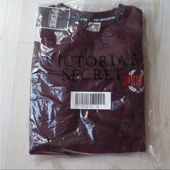 New Victoria’s Secret PINK Perfect Crew Sweatshirt - XS - Picture 2 of 2